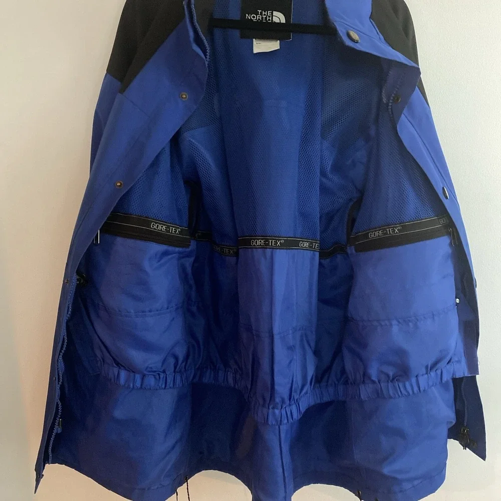 Vtg The North Face Size‎ XXL GORE-TEX Mens Shell Jacket Waterproof Blue